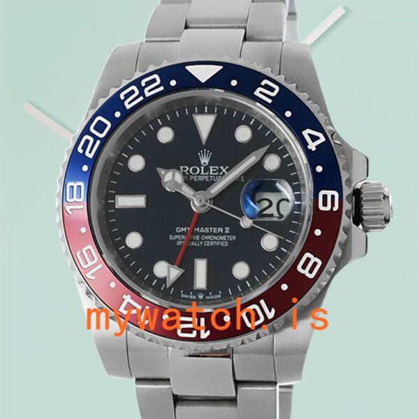 Rolex GMT Master II Mens 40mm m126710blro-0002 Silver-tone: A Timeless Masterpiece