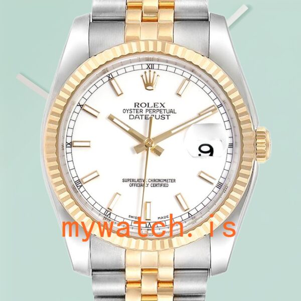 Rolex Datejust 116233 Mens 36mm White Dial: A Timeless Masterpiece