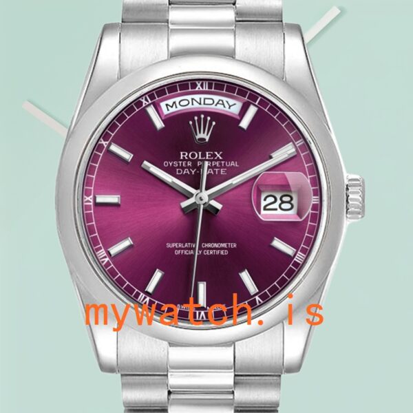 Rolex Day-Date Men’s 36mm M118348-0013 President Bracelet Champagne Dial: A Symbol of Prestige