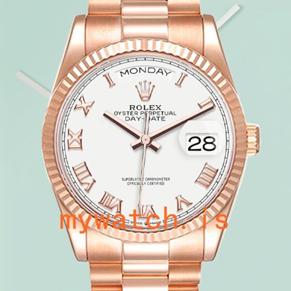 Rolex Day-Date Men’s 36mm M128235-0052 Rose Gold-tone: A Symbol of Prestige and Elegance