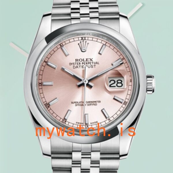 Rolex Datejust Men’s 116200PSJ 36mm Automatic Pink Dial: A Timeless Classic