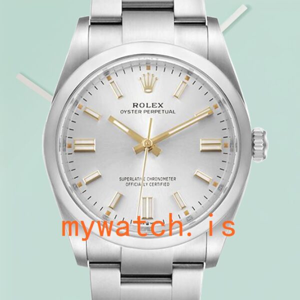 Rolex Oyster Perpetual 41mm m124300-0001 Unisex Silver-tone: A Timeless Masterpiece