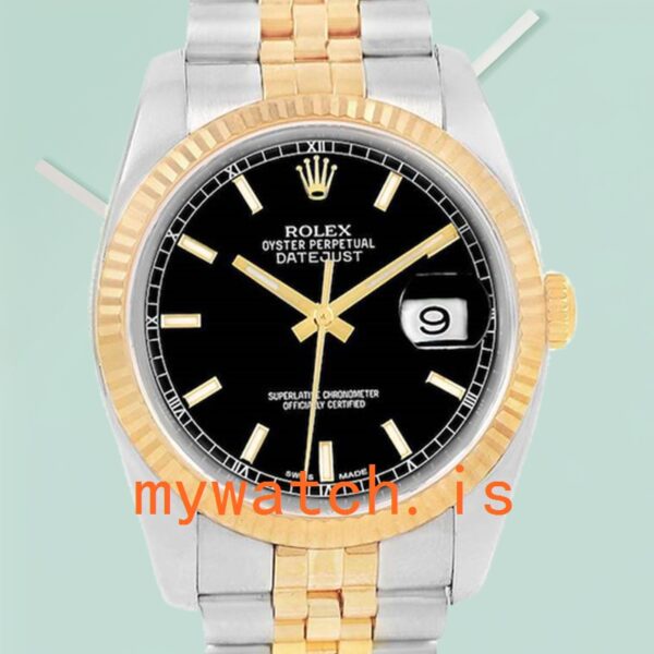 Rolex Datejust 36mm Mens 116233BKSJ Bracelet: A Timeless Classic