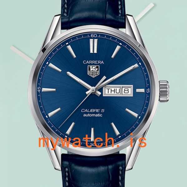 Tag Heuer Carrera Mens WAR201E.FC6292 43mm Silver-tone Blue Dial: A Timeless Masterpiece