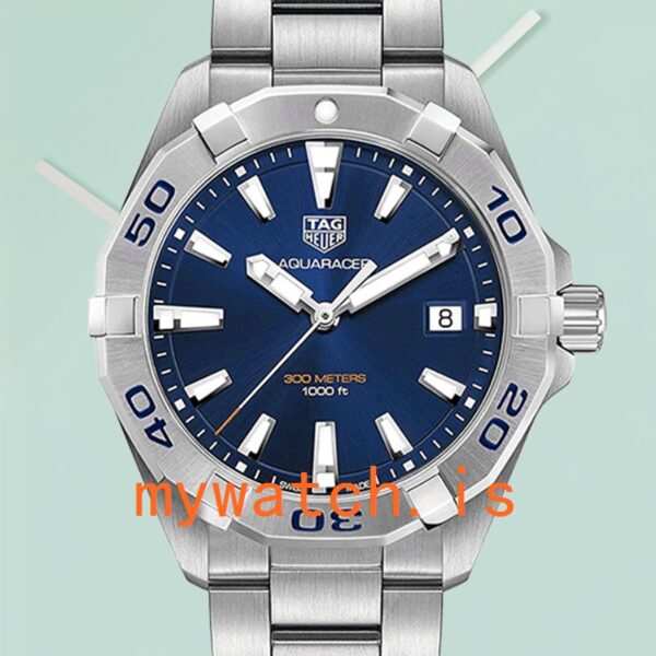 Tag Heuer Aquaracer Men WBD1112.BA0928 43mm Blue Dial Stainless Steel: Genuine vs. Replica